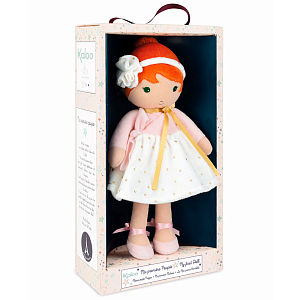 Текстильная кукла Kaloo "Valentine", в розовом платье, серия "Tendresse de Kaloo", 25 см